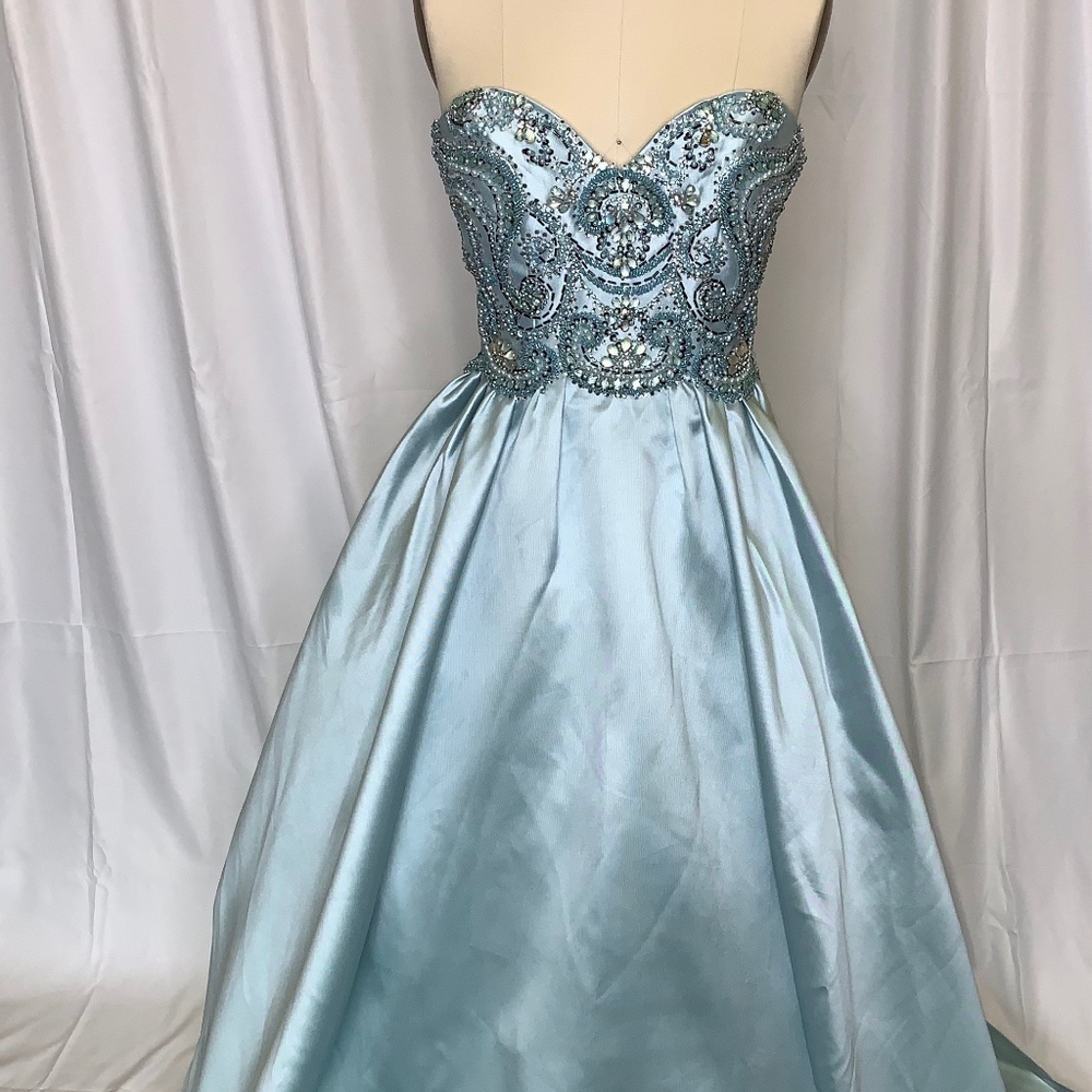 Blue Ball Gown